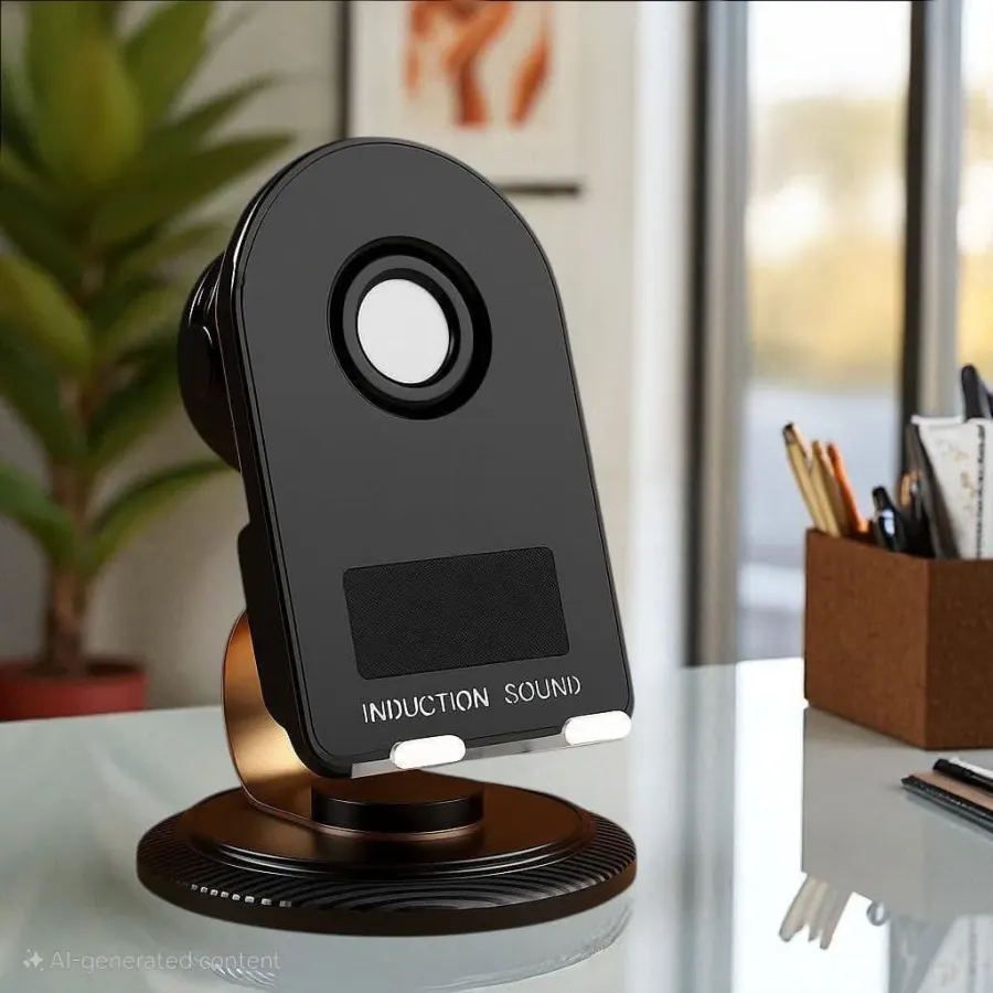 Wireless Phone Sensor Speaker Stand