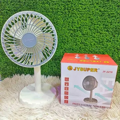 JYSUPER JY-2218 USB Rechargeable Mini Table Fan