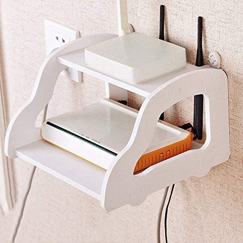 Wall In Wall Router Stand (2 layer)