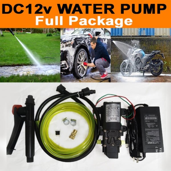 High Pressure Bike and Car Washing Water Pump Motor Set