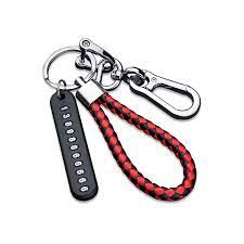 Anti-lost keychain with Mobile Number for Bicycle Car Auto Motor Cycle Key Ring