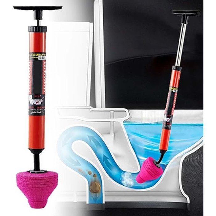 High Pressure Toilet Unblock One Shot, Toilet Plunger Clog Remover