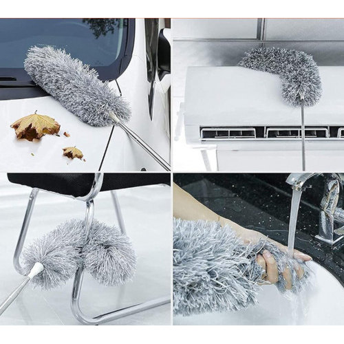 Foldable Microfiber Cleaning Duster Brush with Fan Cleaner Duster, Ceiling Cleaning Brush.