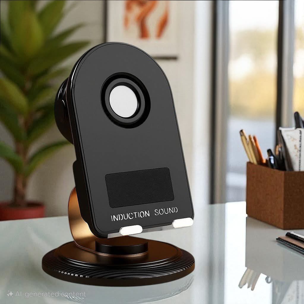 Wireless Phone Sensor Speaker Stand